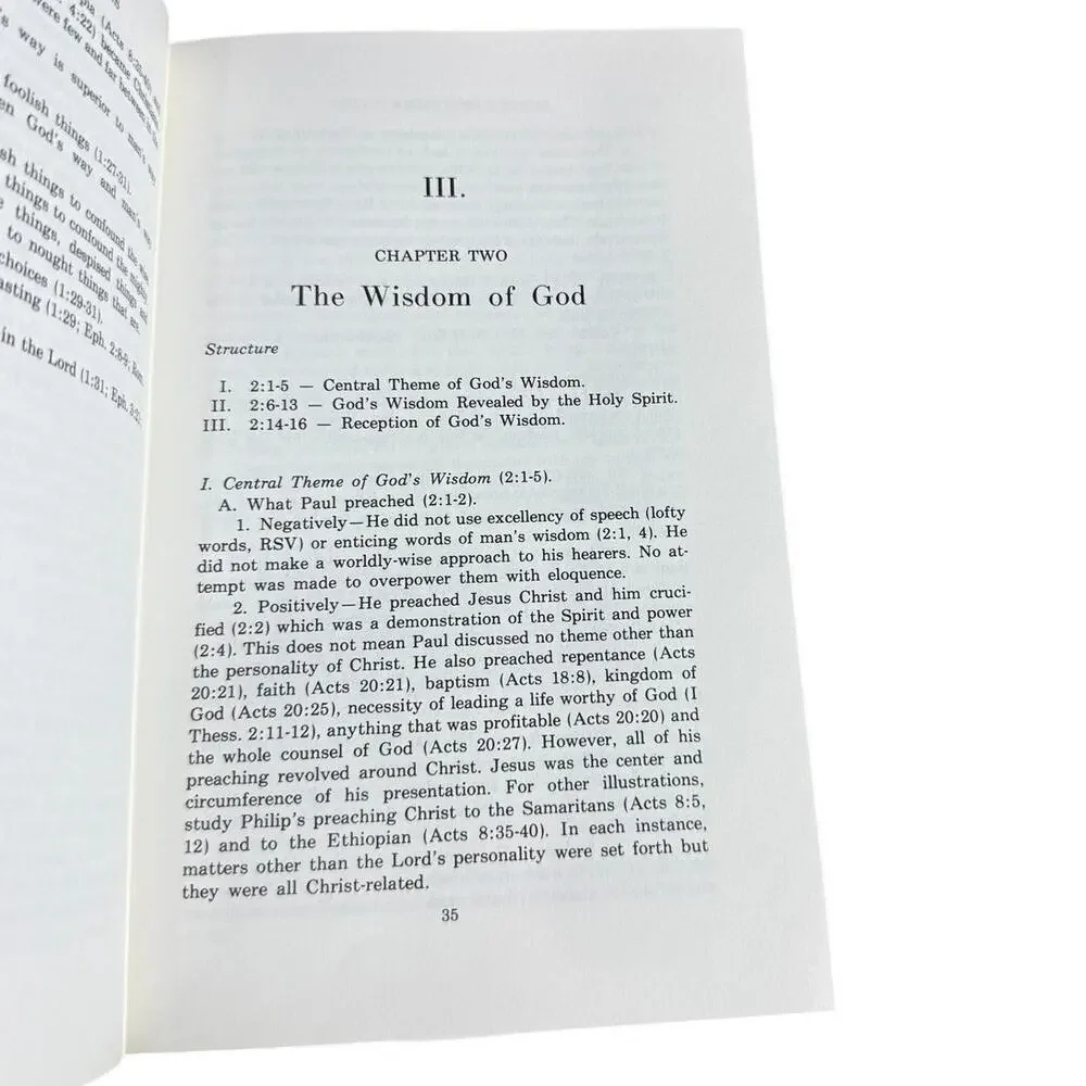 Survey of the First Corinthians Jimmy Allen 1975 Hardcover Bible Study